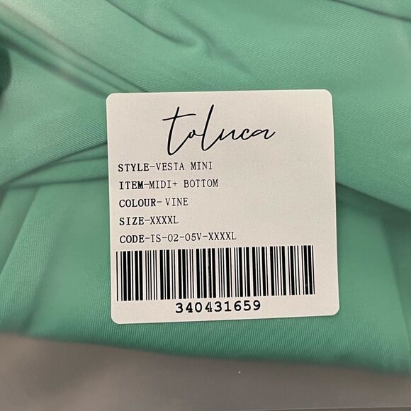 NWT Toluca Vesta Mini Bikini Bottom Vine Size 4X - Picture 3 of 7